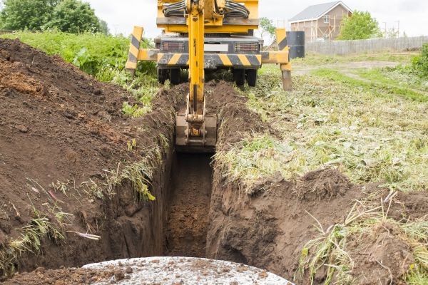 Drainage Trench Installation in Sparks